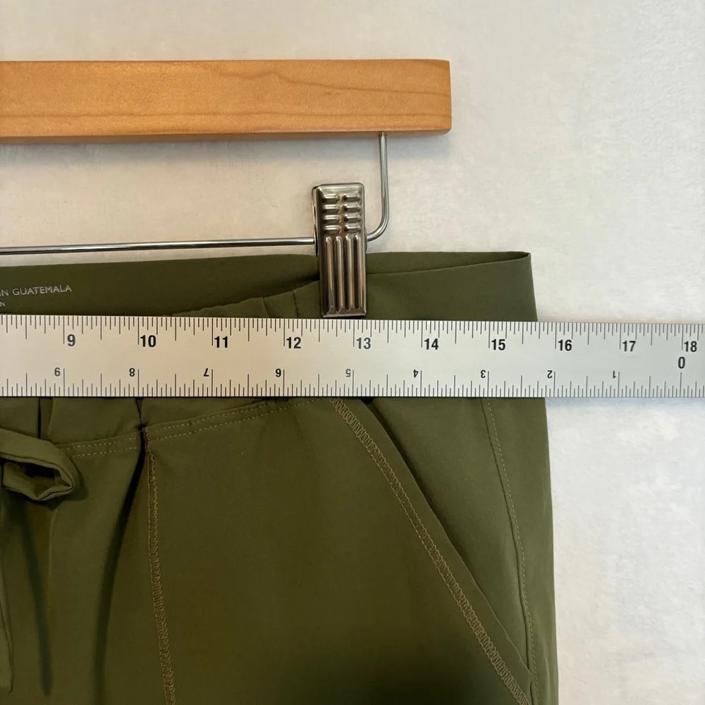 Albion Fit‎ women green jetsetter casual athletic pull on joggers size small
